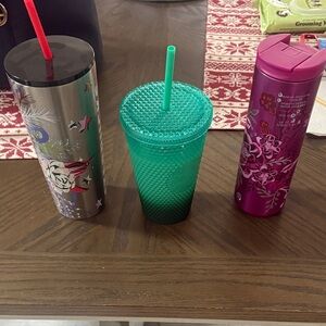 Colorful Tumbler and Bottle Set